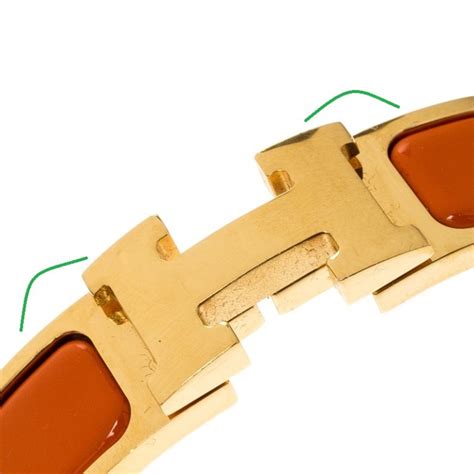 fake hermes trays - 7 Key Points to Spot a Fake Hermès Clic Clac H Bracelet.